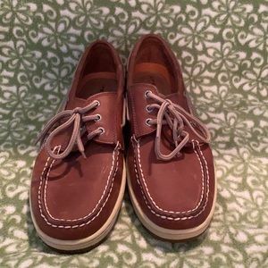 Men’s brown Sperry boat shoes